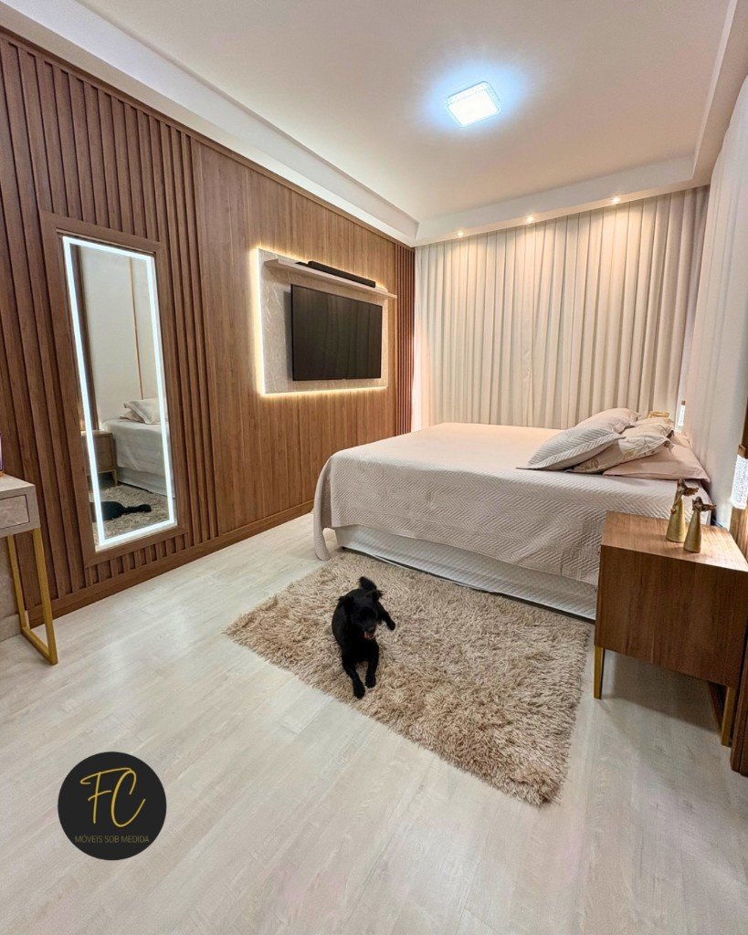 Quarto e closet planejado